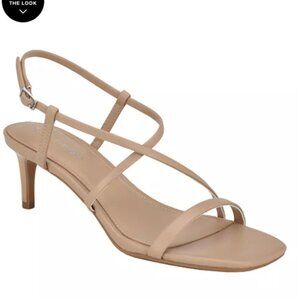 NWT Calvin Klein Women's Ishaya Strappy Low Stiletto Sandals US 7.5